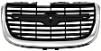 2001 Chrysler 300M Base - Grille, Chrome Shell with Primed Insert