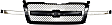 2005 Chevrolet Avalanche 1500 Base - Grille, Painted Gray, For Models Without Body Cladding