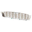 Grille Assembly, Chrome Shell with Painted Gray Insert