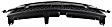 2001-2002 Chevrolet Silverado 2500 HD - Grille, Painted Black Shell and Insert, For Models with Chrome Center Bar and Emblem Provision