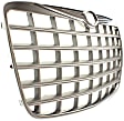 2005-2010 Chrysler 300 - Grille Assembly, Chrome Shell with Painted Silver Insert