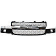 Grille Assembly, Gray Shell and Insert, For Models with Composite Headlights