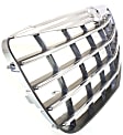 Grille Assembly, Chrome Shell with Painted Silver Insert