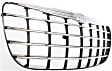 Grille Assembly, Chrome Shell with Painted Silver Insert