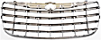 Grille Assembly, Chrome Shell with Painted Silver Insert