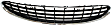 Grille, Chrome Shell with Painted Black Insert, without Emblem Provision, Sedan
