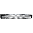 Front Bumper Grille, Chrome Shell with Black Insert, CAPA CERTIFIED