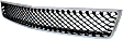 Front Bumper Grille, Chrome Shell with Black Insert, CAPA CERTIFIED