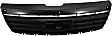 Front, Upper Bumper Grille, Black Shell and Insert