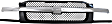 2002-2006 Chevrolet Avalanche 1500 - Grille Assembly, Painted Black Shell and Insert