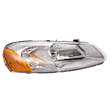 Passenger Side Headlight, with Bulb, Halogen, Clear Lens, without Signal Bulb