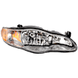 Passenger Side Headlight, with Bulb, Halogen, Clear Lens