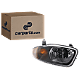Passenger Side Headlight, with Bulb, Halogen, Clear Lens, 4 Cyl., 2.2L Engine
