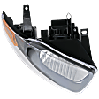Passenger Side Headlight, with Bulb, Halogen, Clear Lens, 4 Cyl., 2.2L Engine
