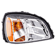 Passenger Side Headlight, with Bulb, Halogen, Clear Lens, 8 Cyl., 4.6L Engine