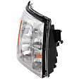 Passenger Side Headlight, with Bulb, Halogen, Clear Lens, Base Model