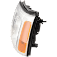 Driver Side Headlight, with Bulb, Halogen, Clear Lens, Base Model