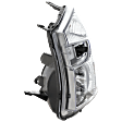 Driver Side Headlight, with Bulb, Halogen, Clear Lens, CAPA Certified