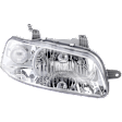 Passenger Side Headlight, with Bulb, Halogen, Clear Lens, 4 Cyl., 1.6L Engine