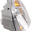 Driver Side Headlight, with Bulb, Halogen, Clear Lens, without Bracket