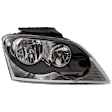 Passenger Side Headlight, with bulb, Halogen, Production Date From June 9, 2003, CAPA Certified