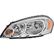 Driver Side Headlight, with Bulb, Halogen, Clear Lens, CAPA CERTIFIED
