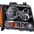 Passenger Side Headlight, with Bulb, Halogen, Clear Lens