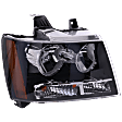 Passenger Side Headlight, with Bulb, Halogen, Clear Lens