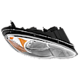Passenger Side Headlight, with Bulb, Halogen, Clear Lens, 4 Cyl., 2.4L Engine
