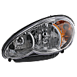 2006-2010 Chrysler PT Cruiser - Driver Side Headlight, with Bulb, Halogen, Clear Lens, 4 Cyl., 2.4L Engine