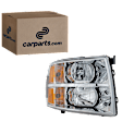2011 Chevrolet Silverado 1500 - Passenger Side Halogen Headlight, With bulb(s), OE Replacement