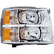 2011 Chevrolet Silverado 1500 - Passenger Side Halogen Headlight, With bulb(s), OE Replacement