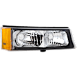 Front, Passenger Side Turn Signal Light, Without bulb(s)