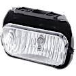 Front, Passenger Side Fog Light, With Bulb, Halogen, With Cover
