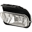 Front, Driver Side Fog Light, With Bulb, Halogen, With Cover