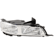 Front, Driver Side Fog Light, With Bulb, Halogen, With Corner Light