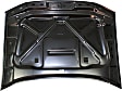 2004 Chevrolet Trailblazer Factory Style Hood, Steel, Primed C130114 by Replacement® 