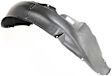 Front, Passenger Side, Rear Section Fender Liner, Sedan