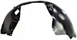 Front, Passenger Side, Rear Section Fender Liner, Sedan