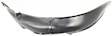 Front, Passenger Side, Rear Section Fender Liner, Sedan