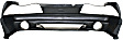 1987-1993 Ford Mustang - Front Primed Bumper Cover, GT Model, 8 Cyl., 5.0L Engine, With Emblem Provision