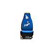H6UW3D Seat Cover, Blue, Made of Suede, MLB Team Design, Los Angeles Dodgers Logo, Universal Seat Type Holda Series