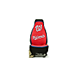 HCHRCM Seat Cover, Red, Made of Suede, MLB Team Design, Washington Nationals Logo, Universal Seat Type Holda Series
