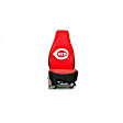 HHTD69 Seat Cover, Red, Made of Suede, MLB Team Design, Cincinnati Reds Logo, Universal Seat Type Holda Series