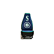 HPTZXE Seat Cover, Navy, Made of Suede, MLB Team Design, Seattle Mariners Logo, Universal Seat Type Holda Series