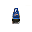 HUQZC3 Seat Cover, Navy, Made of Suede, MLB Team Design, Detroit Tigers Logo, Universal Seat Type Holda Series