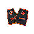 HVMZQP Flat Floor Mat, Black, Orange, and White Made of 50 Percent Polyester 30 Percent Nylon 20 Percent Vinyl