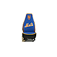 HYPYJW Seat Cover, Blue, Made of Suede, MLB Team Design, New York Mets Logo, Universal Seat Type Holda Series