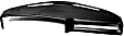 213 Dash Cover, Black, Molded; Overlay Over Factory Dash, Dash Cap Series
