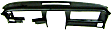 238 Dash Cover, Black, Molded; Overlay Over Factory Dash, Dash Cap Series